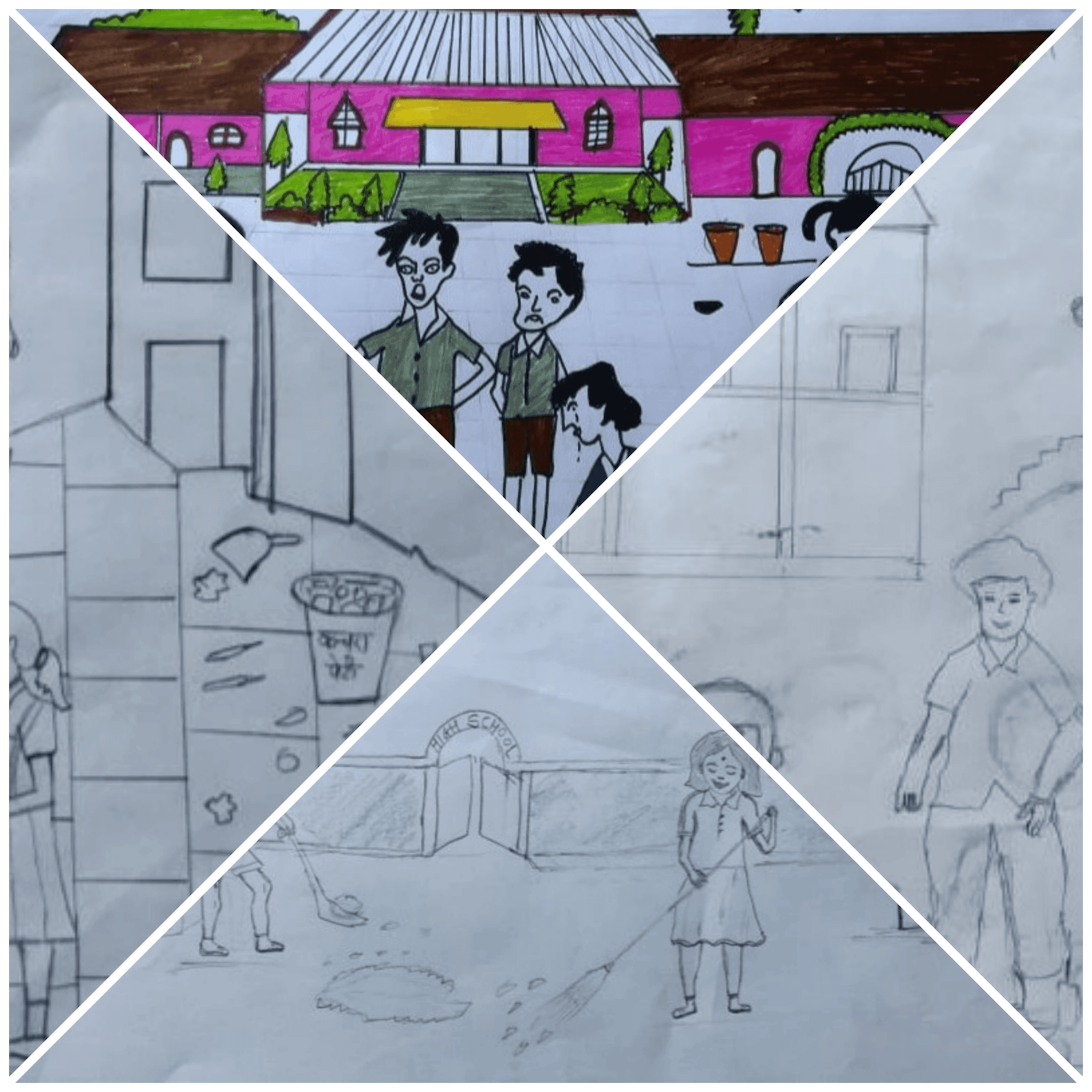शाळा आपा आखा आजे होये... (कथा)